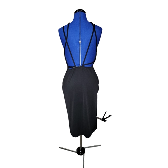 Black Low Back Dress From Pretty Little Thing - Picture 2 of 4